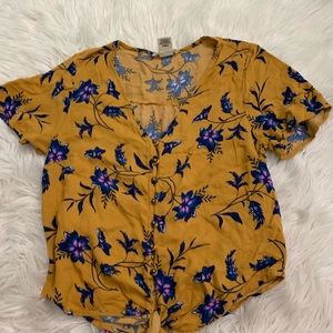 Flower print top